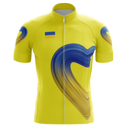 Ukraine PEACE Cycling Jersey Short Sleeve