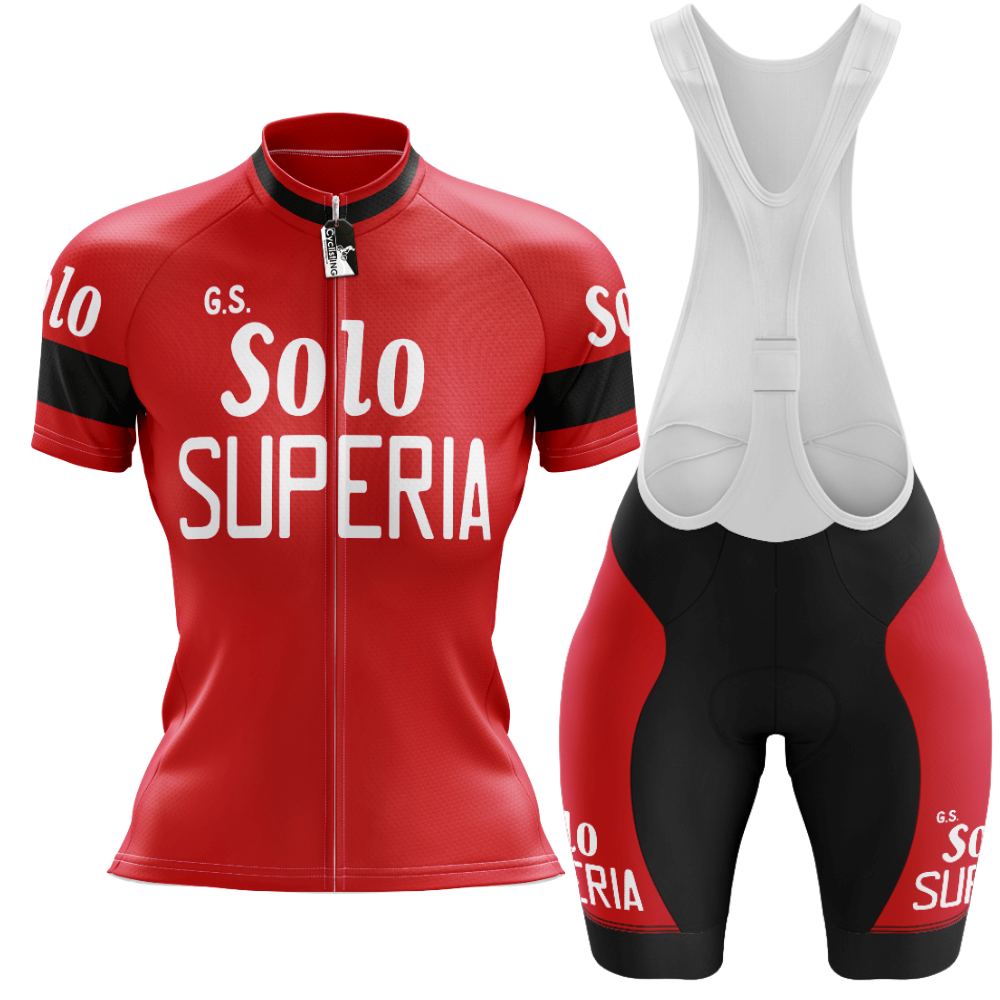 Retro Solo Superia Vintage Cycling Kit with Free Cap