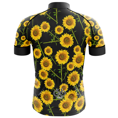 Sunflower Short Sleeve Cycling Jersey